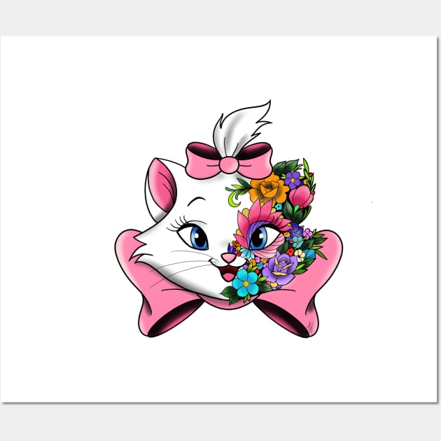 Flower Marie Wall Art by Jurassic Ink